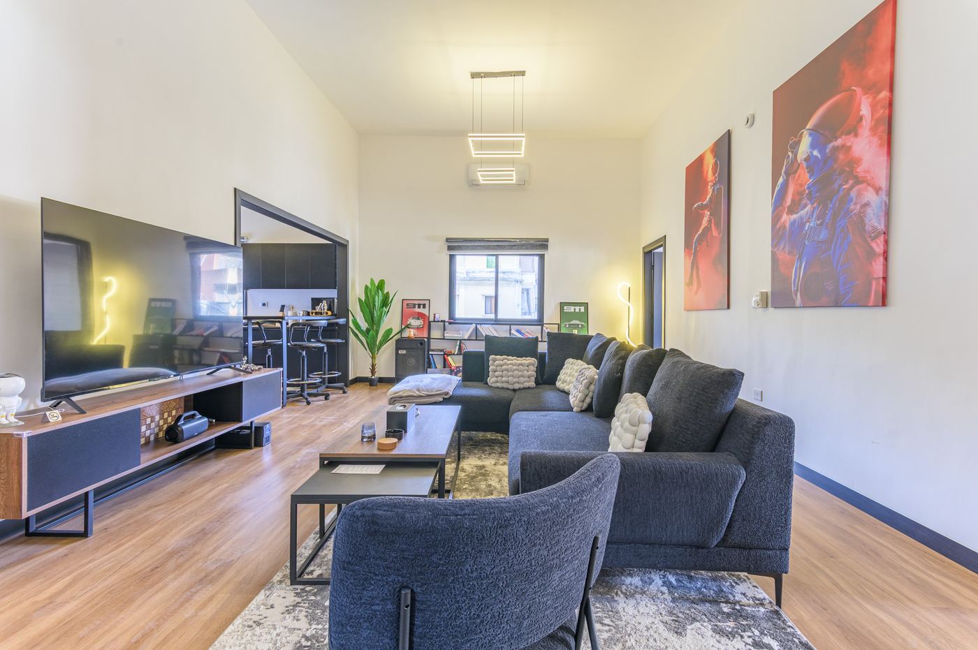 Apartment A living room